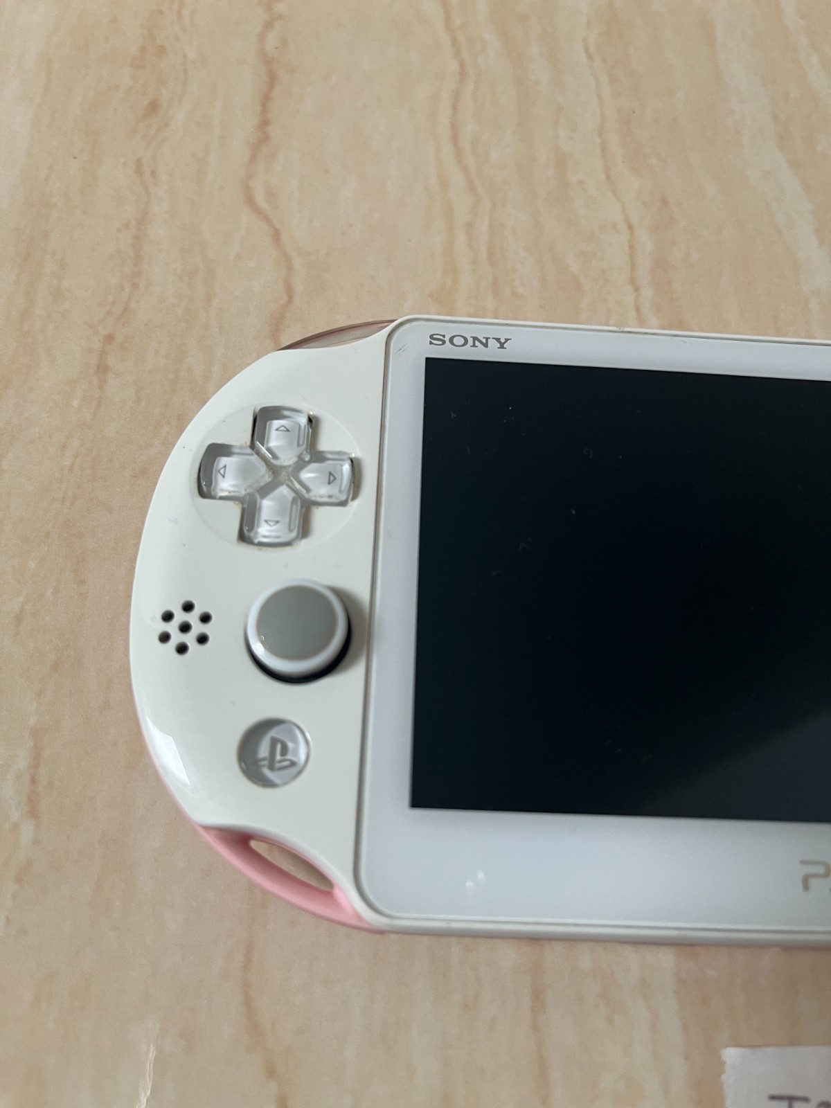 Excellent PS Vita Light Pink White PCH 2000 ZA19 Console only PSV Slim T006