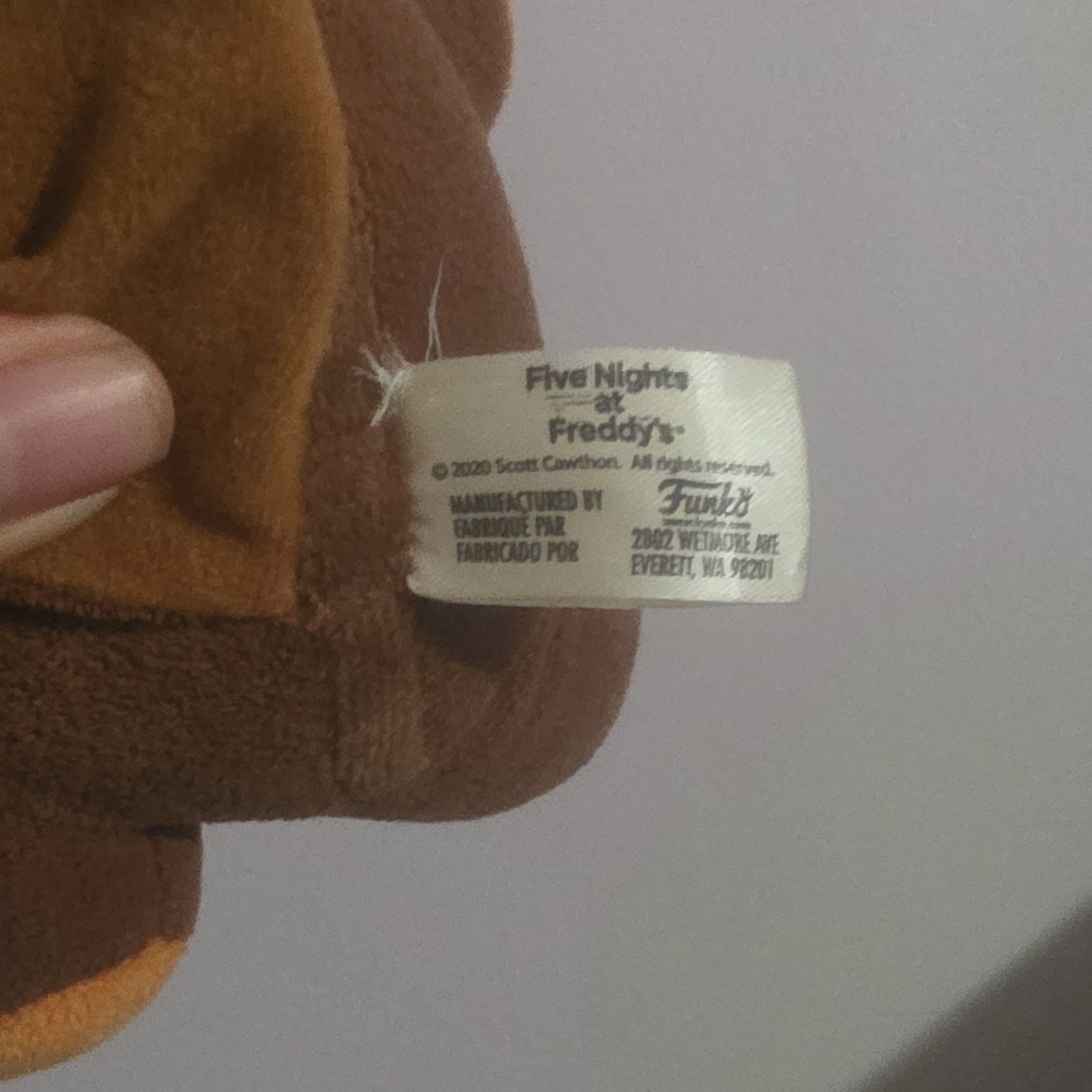 Funko Freddy Fazbear Washable Plush Doll Five Nights at Freddy’s 2020