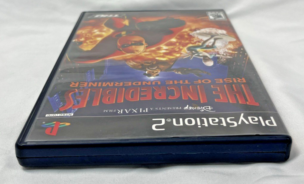 Incredibles: Rise of the Underminer (Sony PlayStation 2, 2005) Excellent