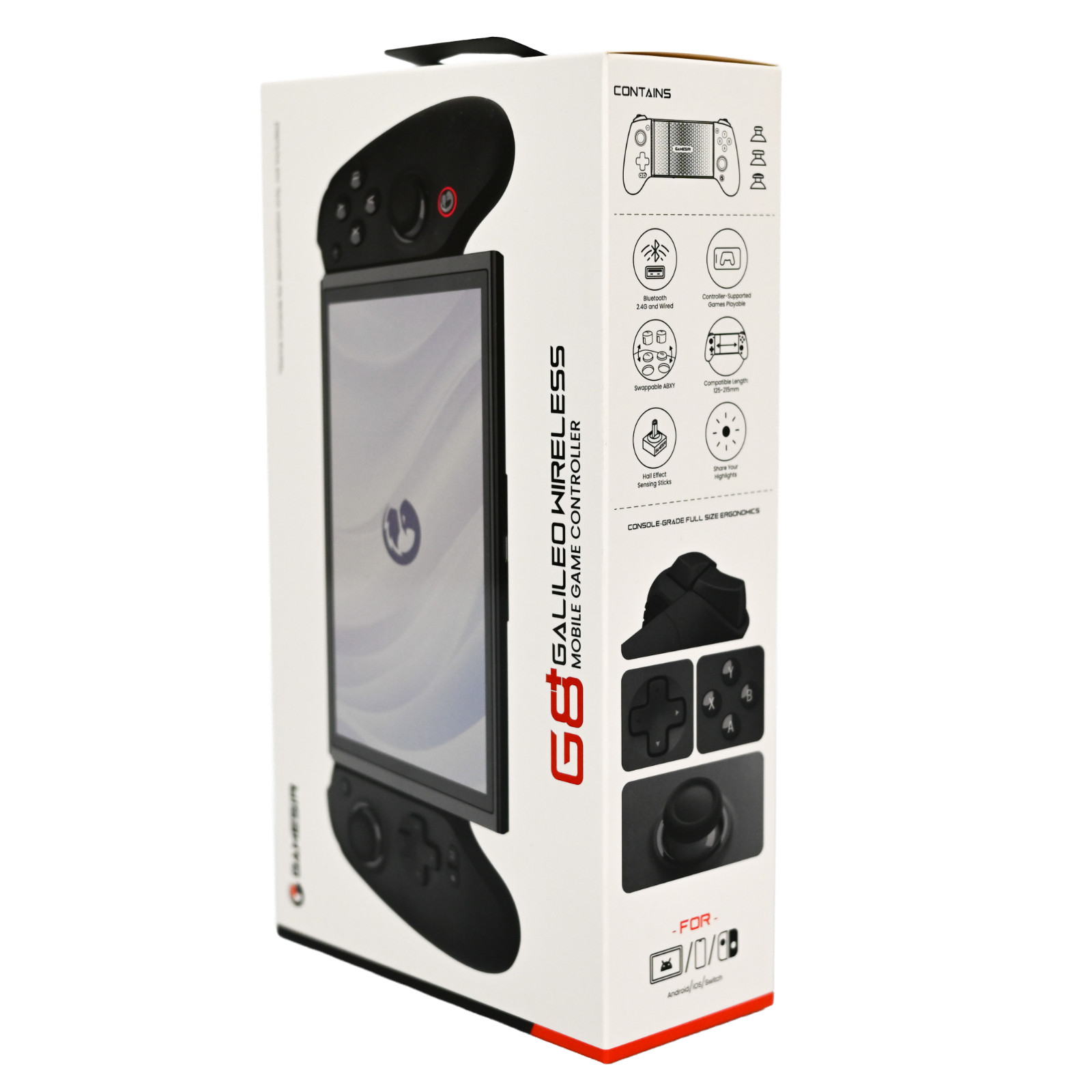 GameSir G8+ Galileo Wireless Mobile Game Controller Bluetooth Android/iOS/Switch
