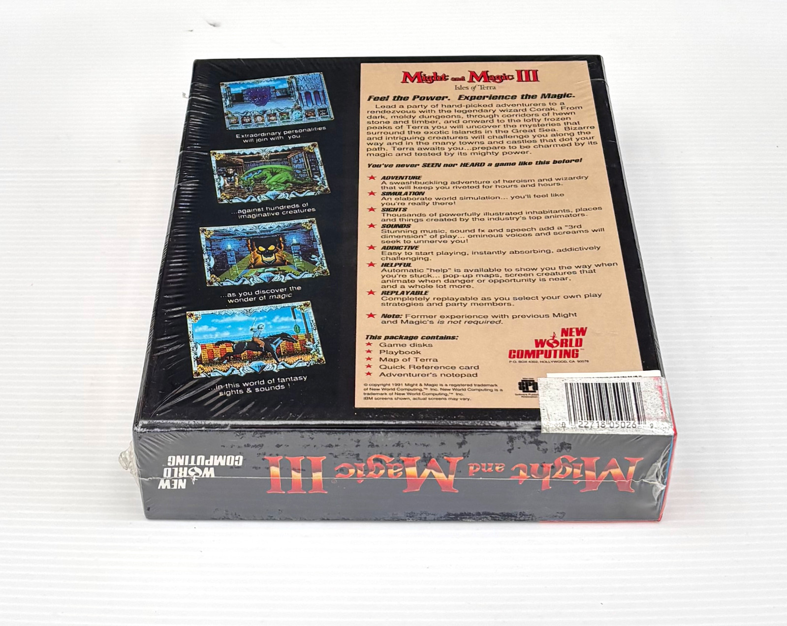 [SEALED] Might And Magic III (New World Computing, 1992) – Amiga