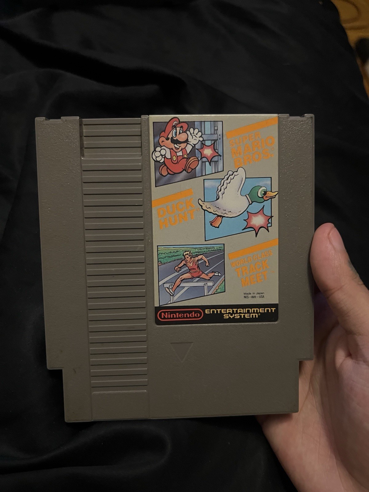 Super Mario Bros Duck Hunt World Class Track Meet Nintendo NES Game (Not Tested)