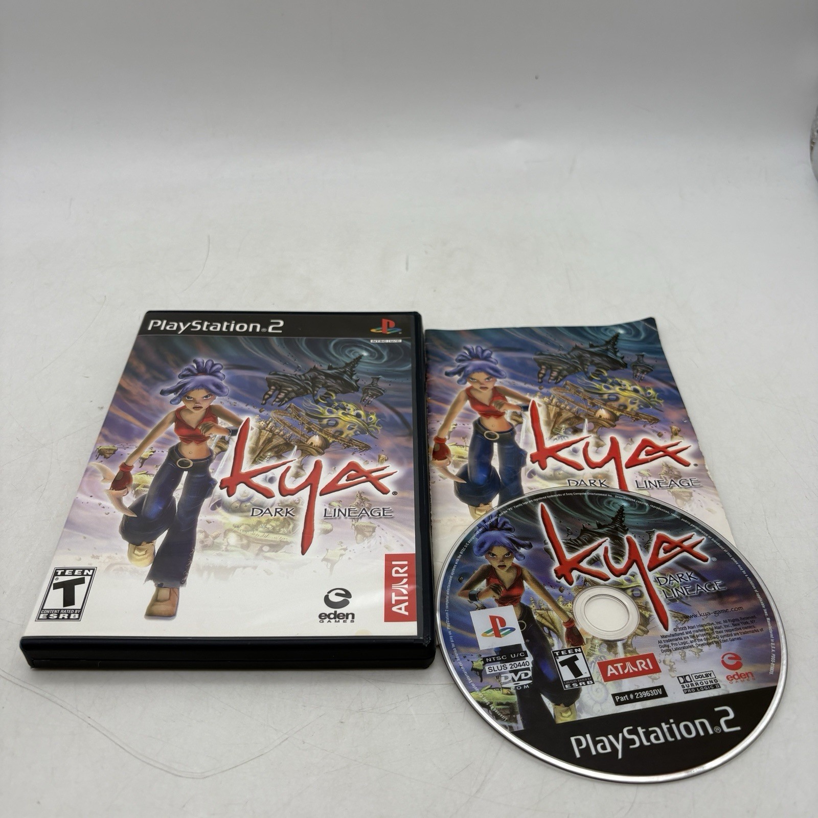 Kya Dark Lineage PlayStation 2 PS2 Complete w/ Manual CIB Tested