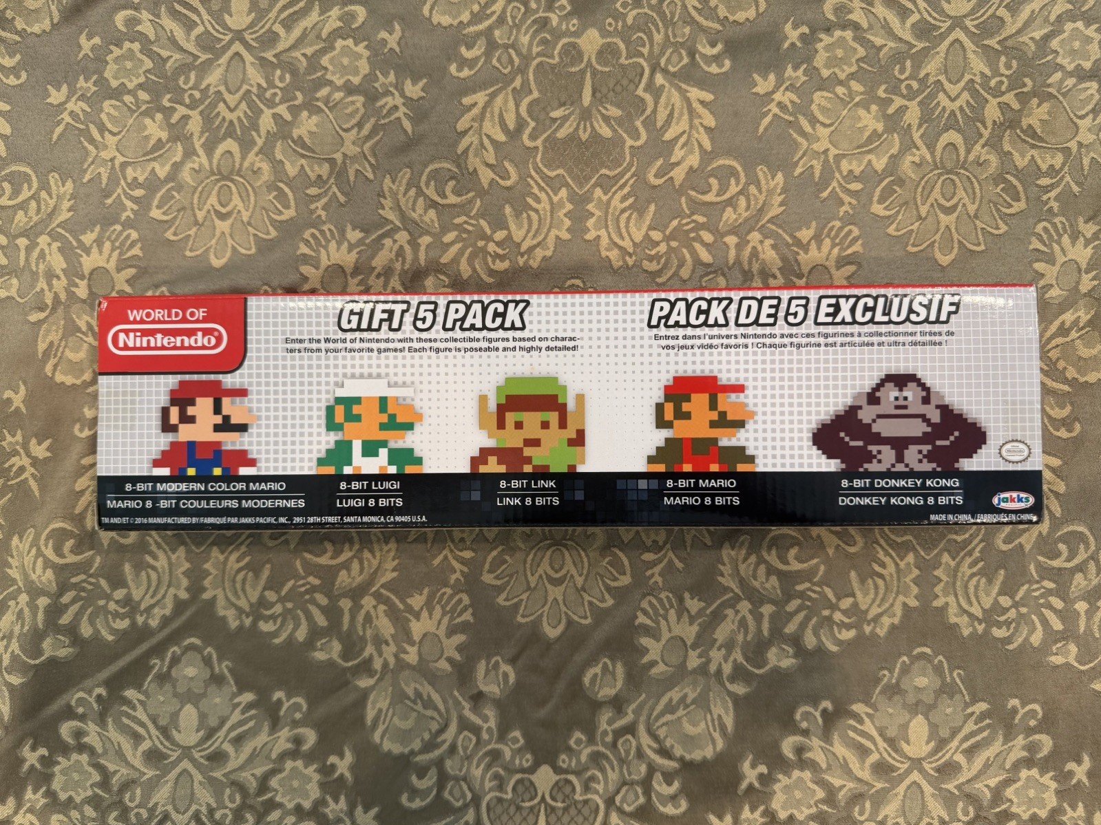 World of Nintendo 8-Bit Gift 5 Pack 2.5” Figure Set Jakks US BRAND NEW