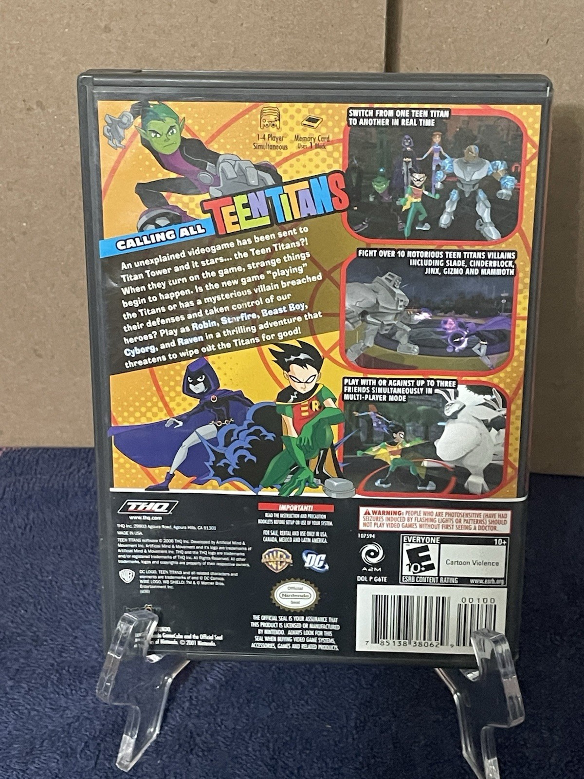 Teen Titans (Nintendo GameCube, 2006), CIB, Tested.