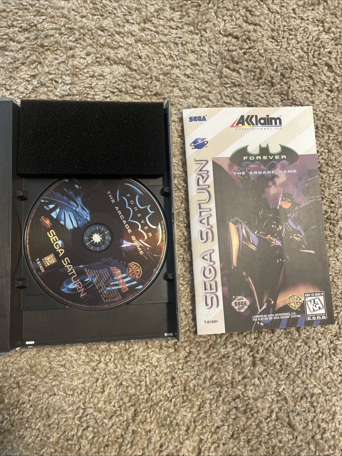 DEFECTIVE Batman Forever The Arcade Game Sega Saturn 1996 G3D