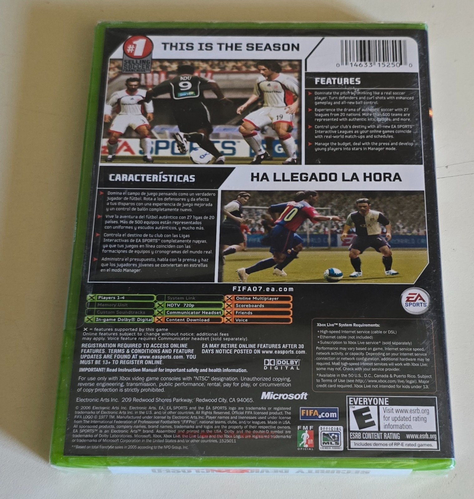 FIFA Soccer 07 (Microsoft Xbox, 2006) Brand New Xbox