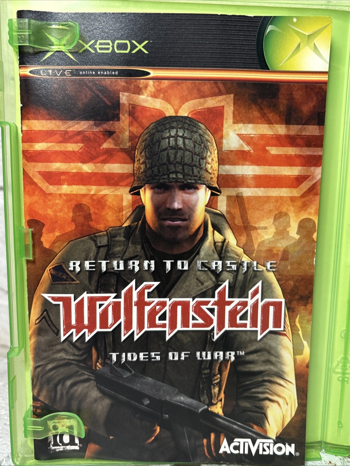 Return To Castle Wolfenstein: Tides Of War Microsoft Xbox Complete Registration