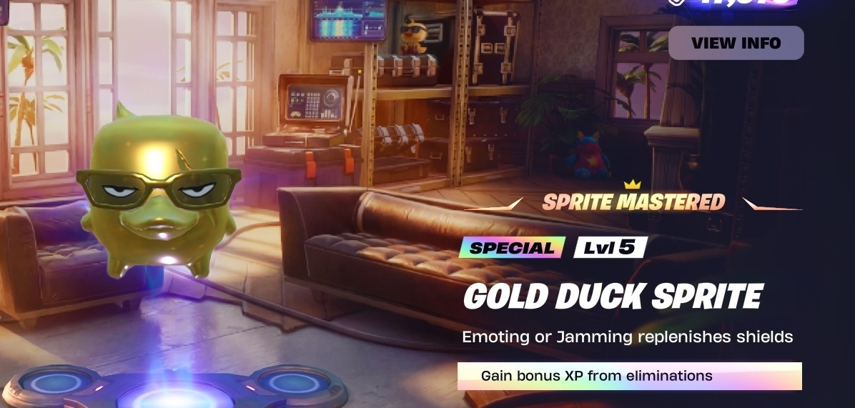 Battle Royale Special Gold Duck Sprite