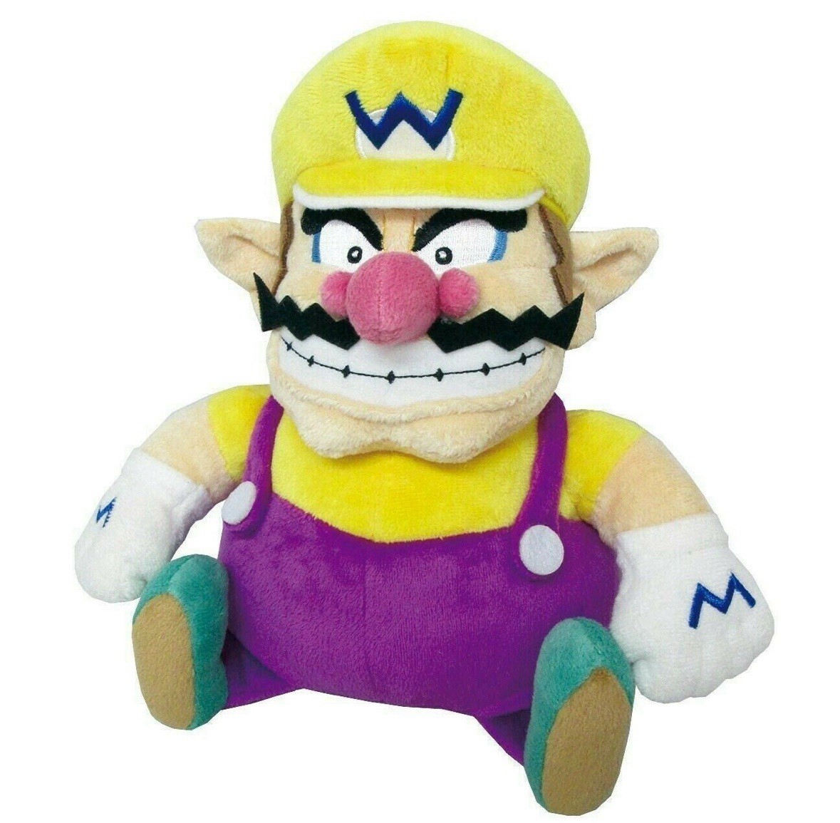 Official Licensed Super Mario Series Wario 10″ Plush Mario Kart Wario Plush