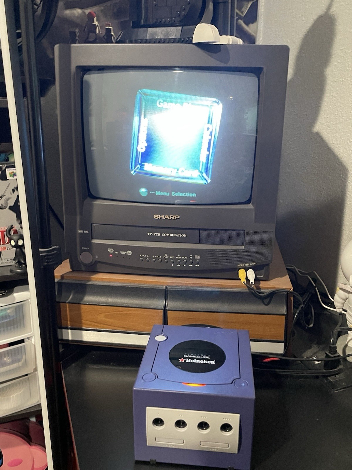 2002 Nintendo Heineken GameCube Indigo Purple Console CIB Limited to 50 Promo