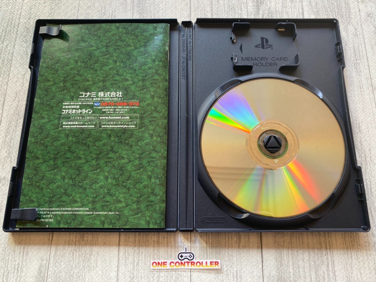 SONY PS 1 & 2 Metal Gear Solid 1 & 2 & 3 & Oz First Edition set from Japan