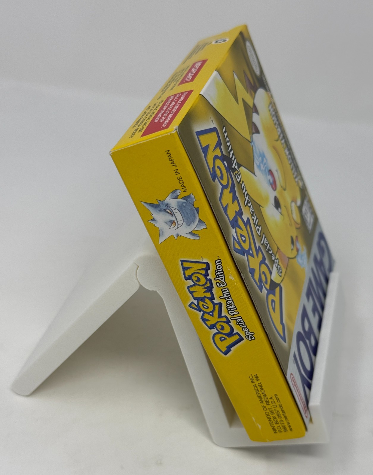 Pokemon Yellow First Print Box COMPLETE CIB (Game Box Manual) Nintendo Game Boy