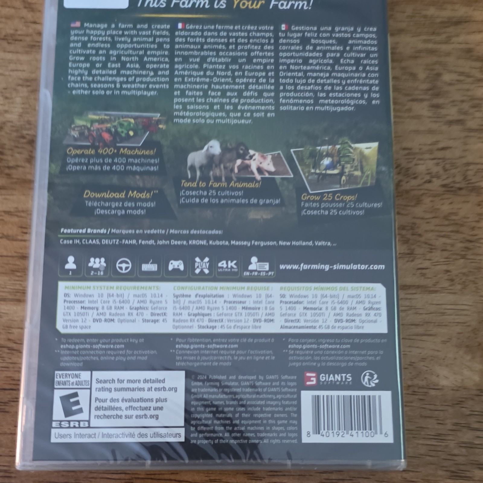 GIANTS Farming Simulator 25 PC Digital Download Multiplayer Online (E) 2024