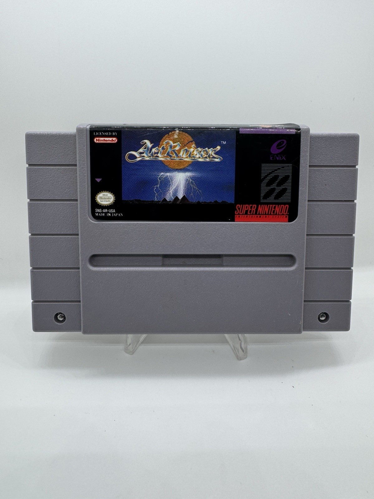 ActRaiser (Super Nintendo SNES, 1991) Tested Working Authentic