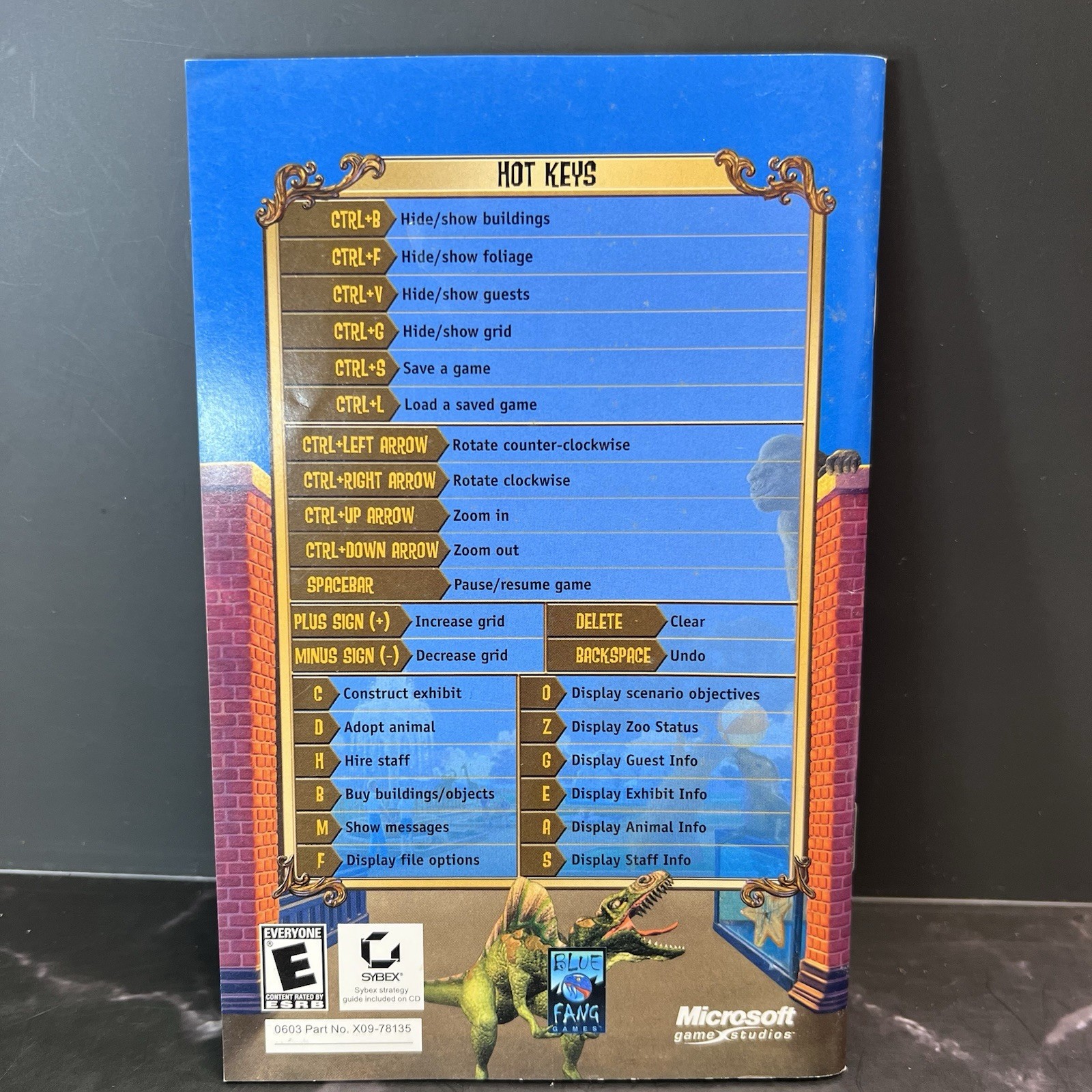 Zoo Tycoon Complete Collection PC- MANUAL ONLY No Game