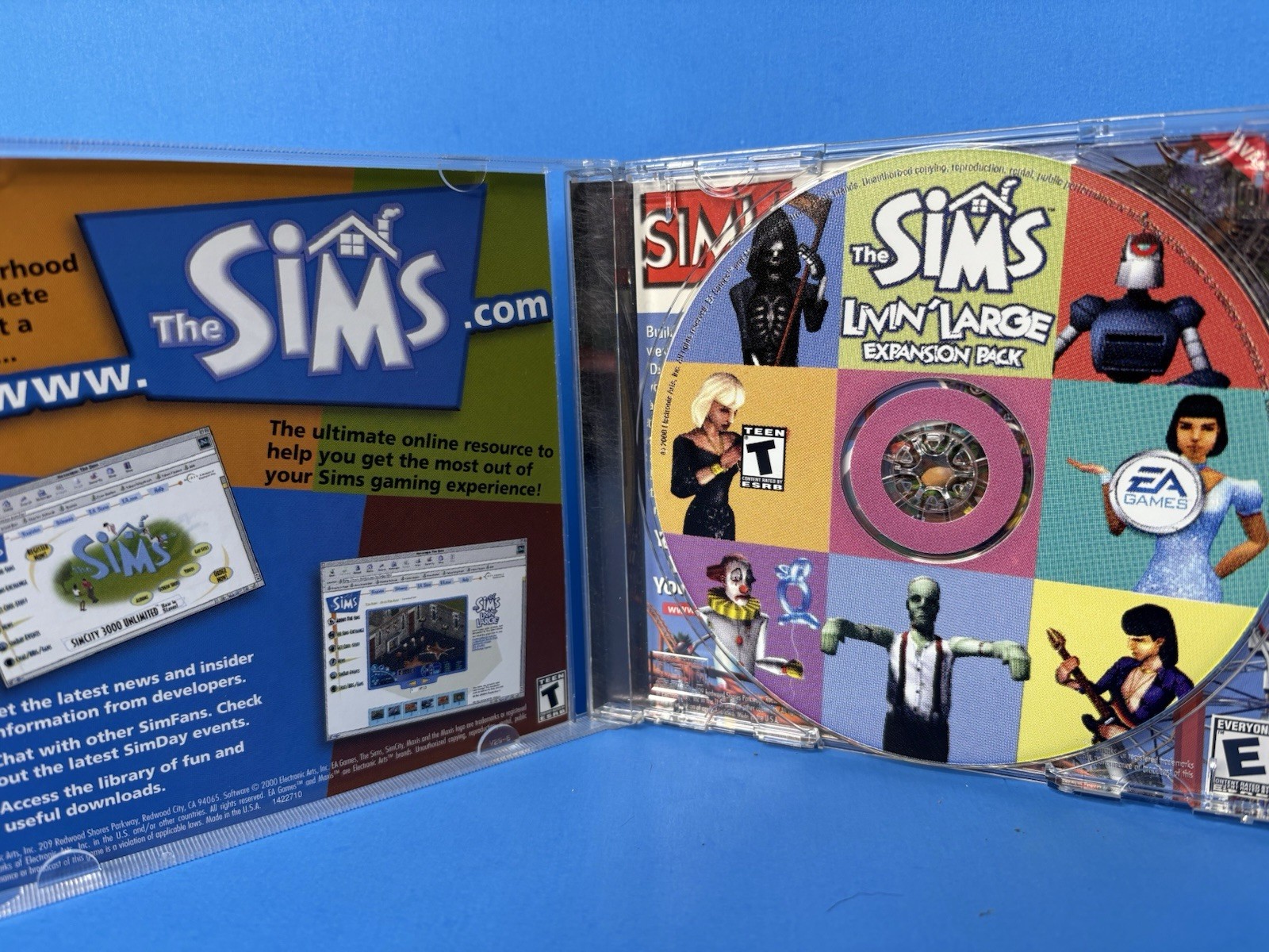 The Original Sims PC CD-ROM Lot Vanilla Game + 4 Expansion Sets Magic Medieval