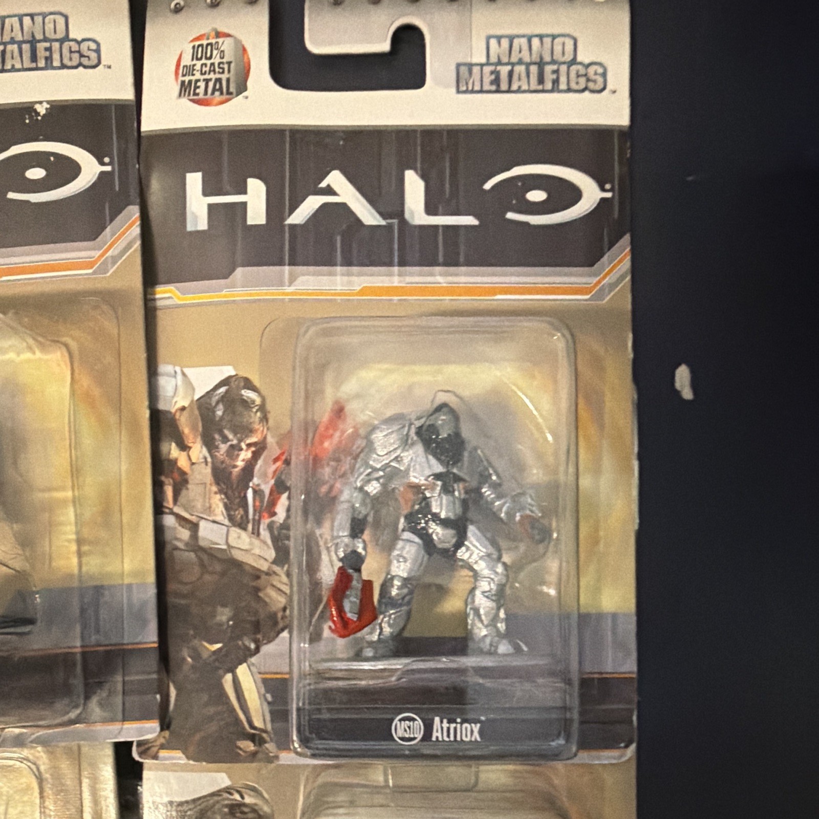 Nano Metalfigs HALO 100% Die-Cast Metal Figure Lot: Chief, Cortana, Arbiter H-1