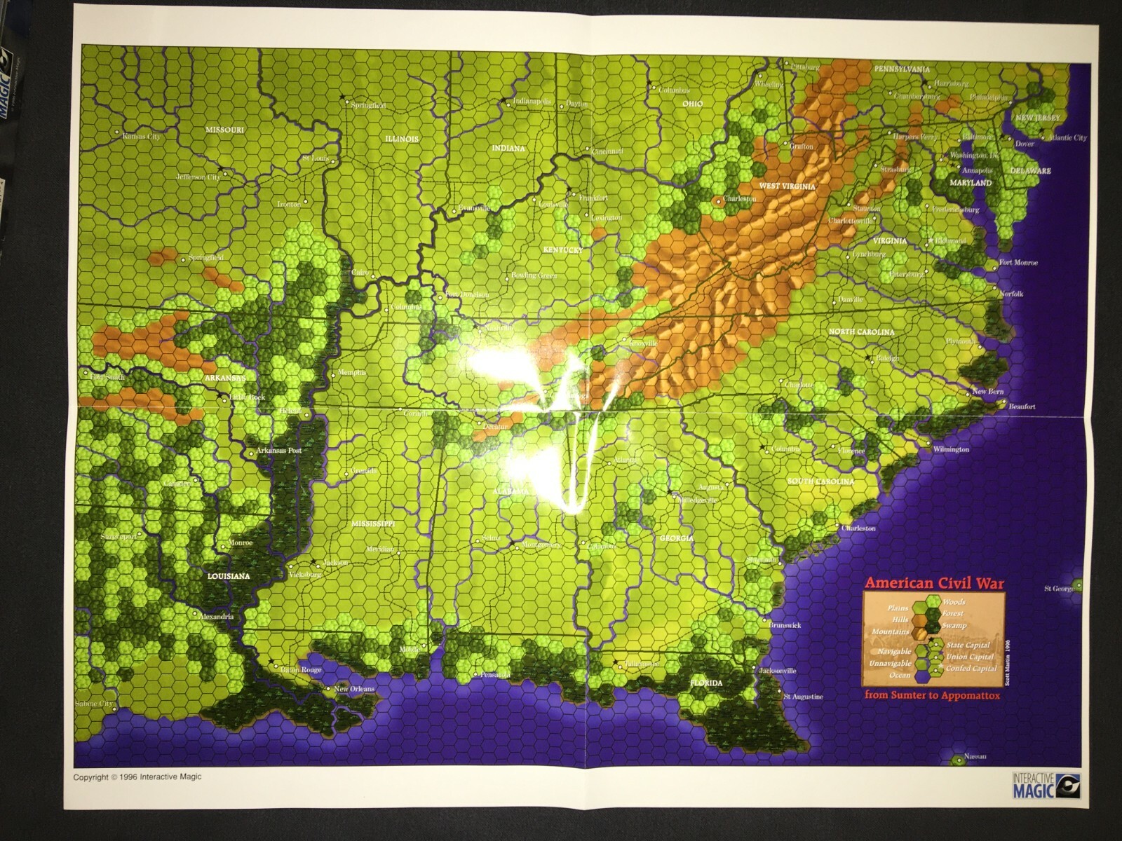 AMERICAN CIVIL WAR FROM SUMTER TO APPOMATTOX – PC CD-ROM Game Windows 3.1 / 95