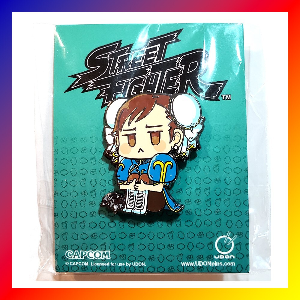 CHUN LI Anime Expo AX 2024 ENAMEL PIN Exclusive STREET FIGHTER Lapel CAPCOM Udon