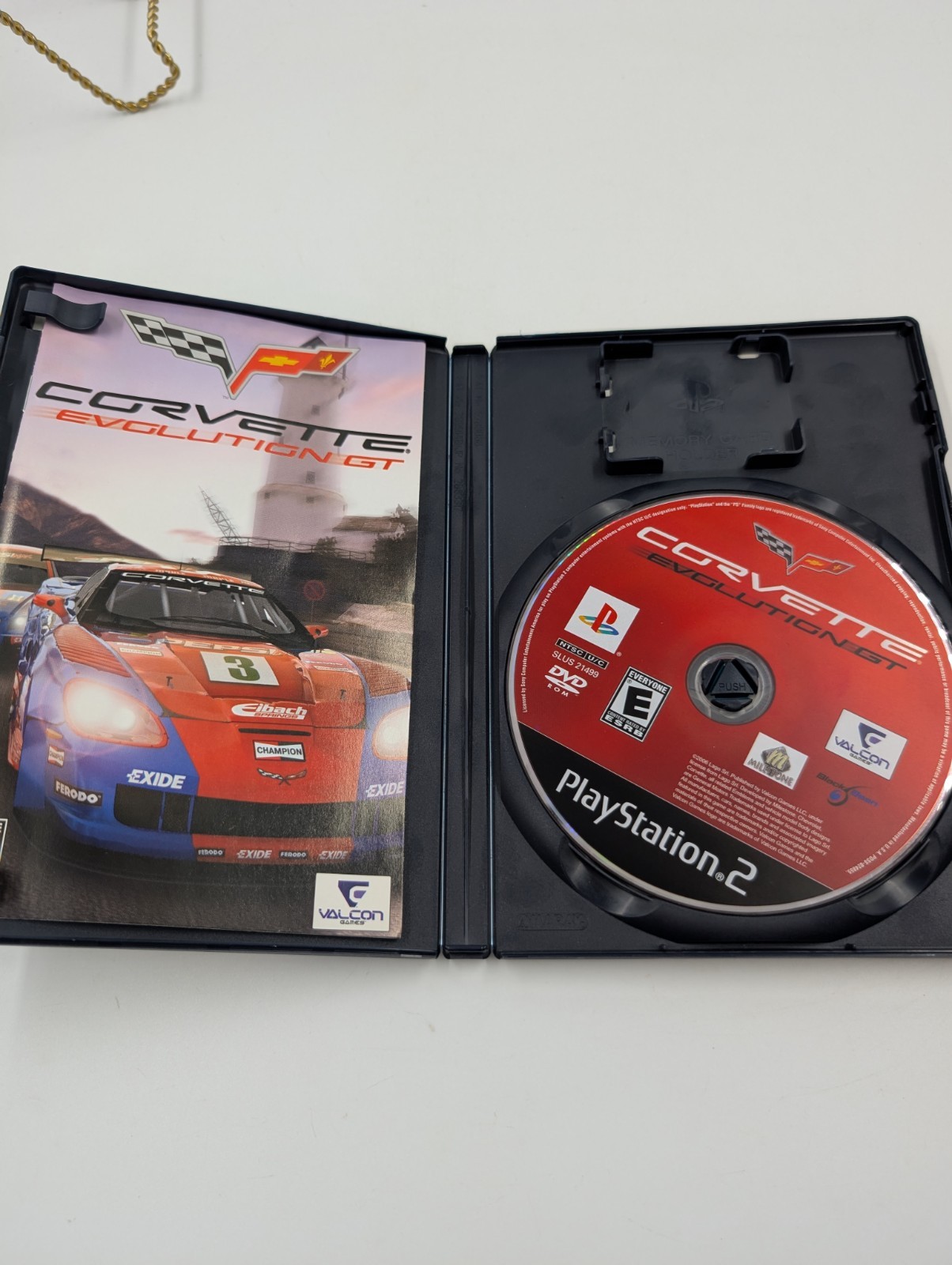 Corvette Evolution GT (Sony PlayStation 2, 2006) Ps2 w/ Manual