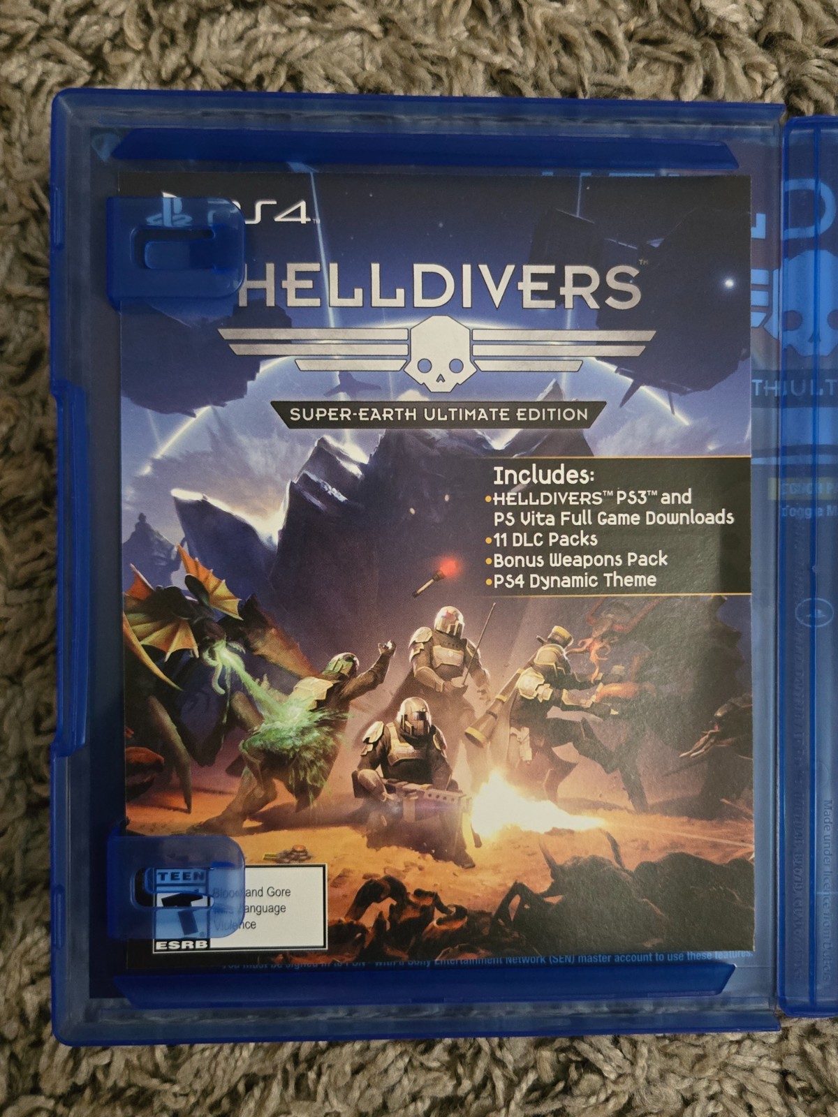 Helldivers — Super Earth Ultimate Edition (Sony PlayStation 4, 2015) CIB Tested