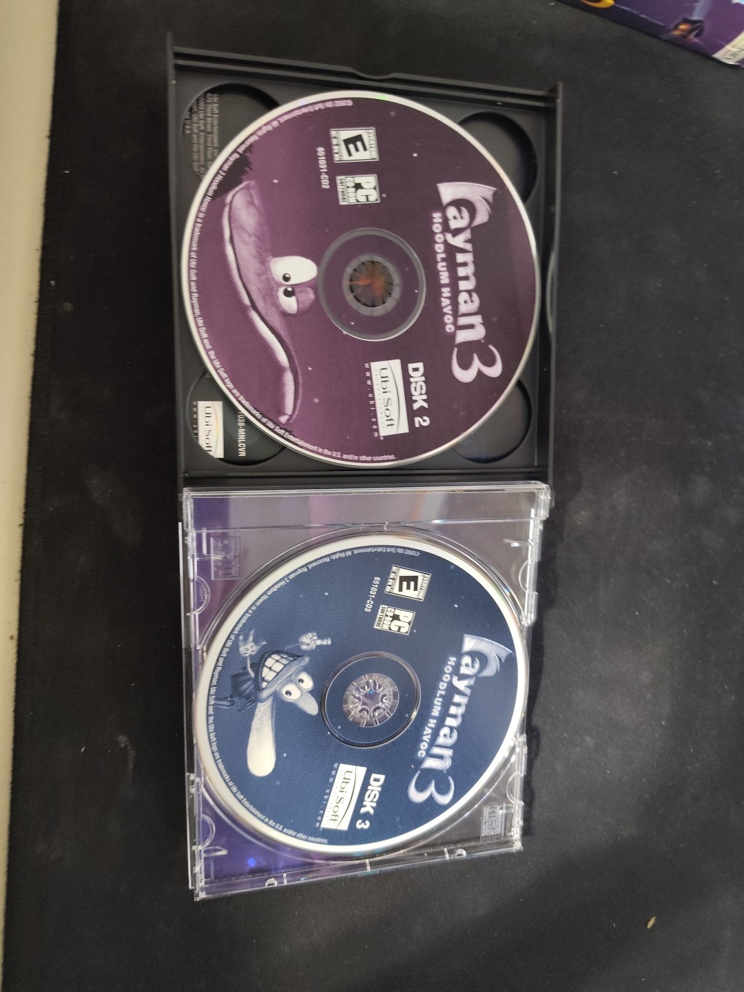 2003 Rayman 3: Hoodlum Havoc PC CD-ROM Computer Video Game Boxed 3 Disc