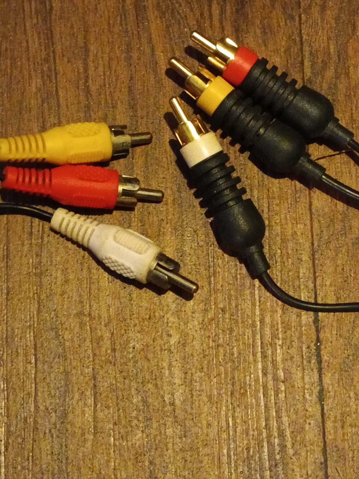Original Microsoft Xbox (OEM/Unbranded) A/V Cable Lot Of 2.
