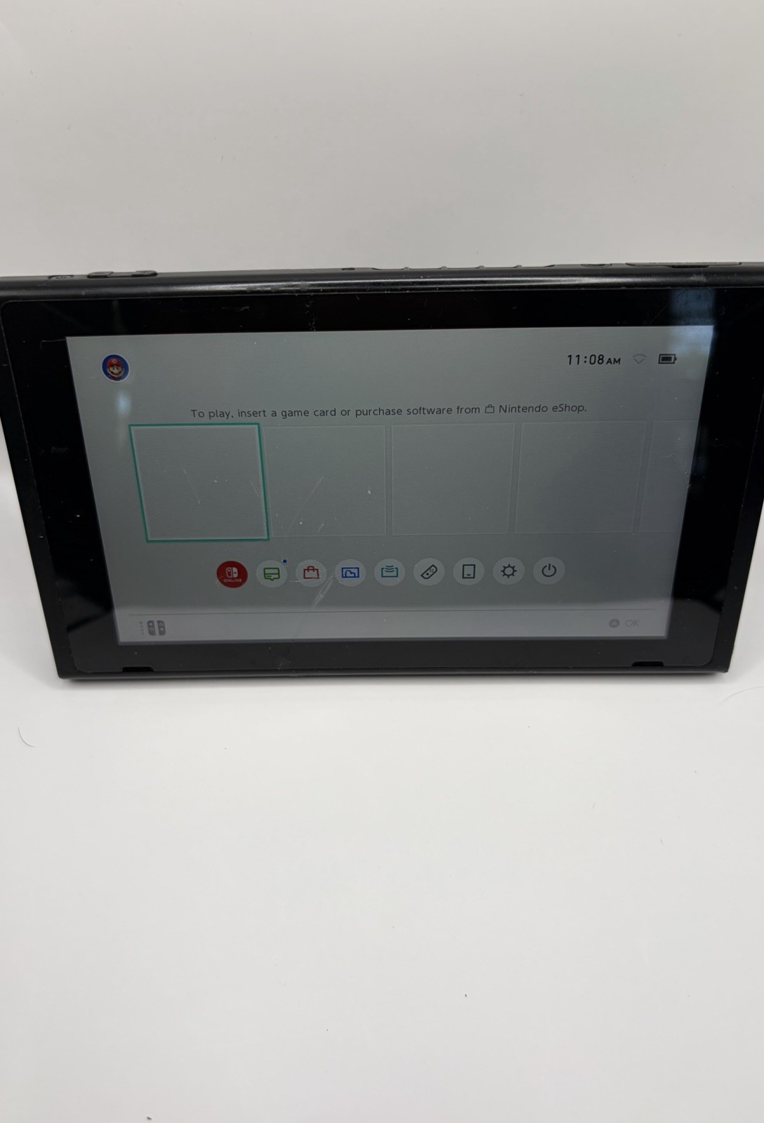 Nintendo HAC-001 32GB Switch Console – Black Scratches On Screen Tested Working