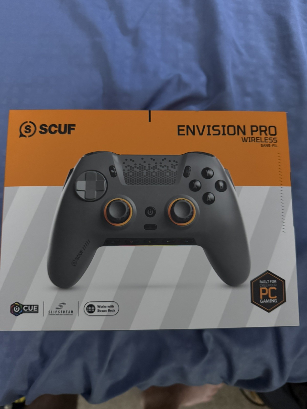 NEW SCUF ENVISION PRO V1 Wireless Gaming Controller for PC Steel Gray