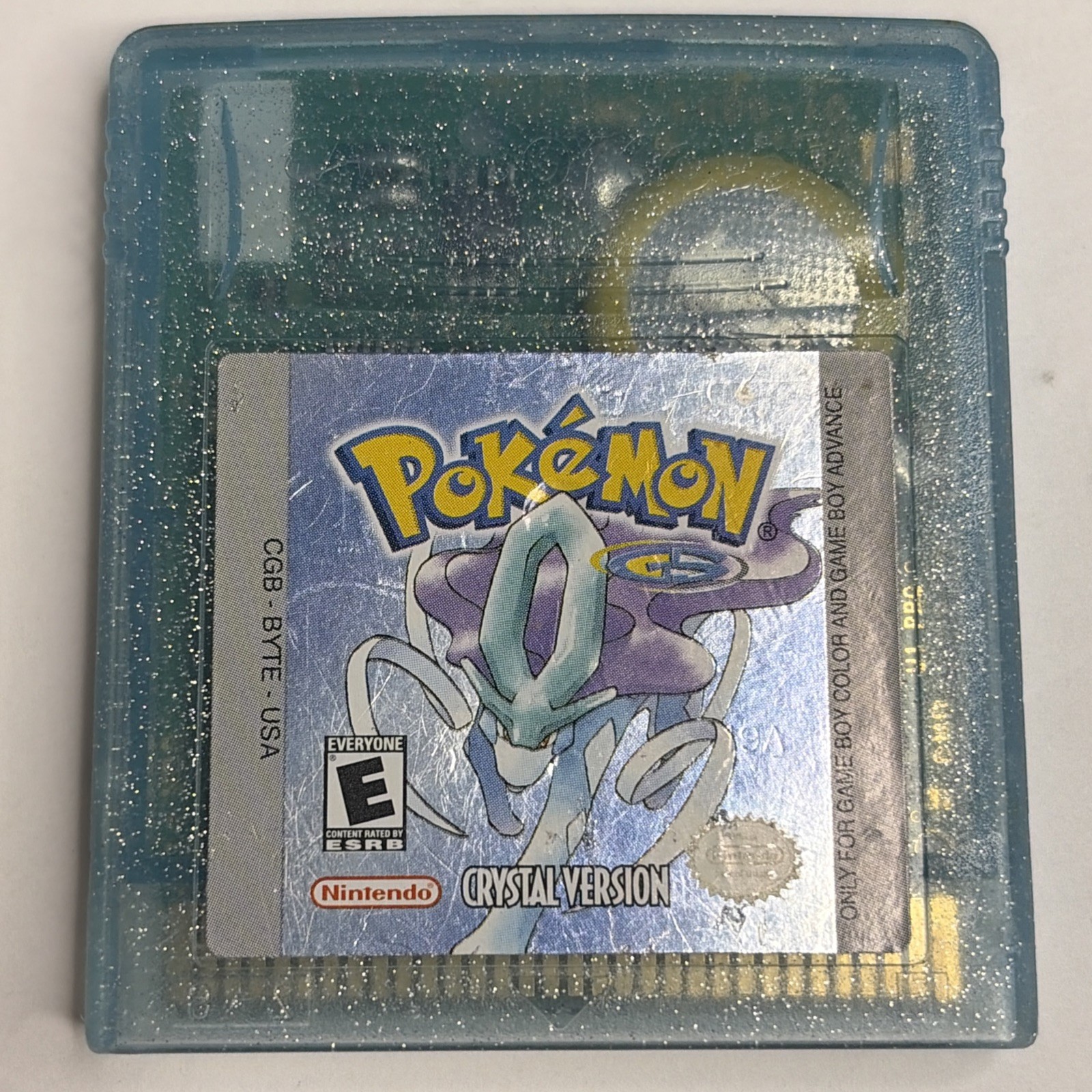 Pokemon: Crystal Version GBC (Game Boy Color, 2001) *New Battery* Authentic