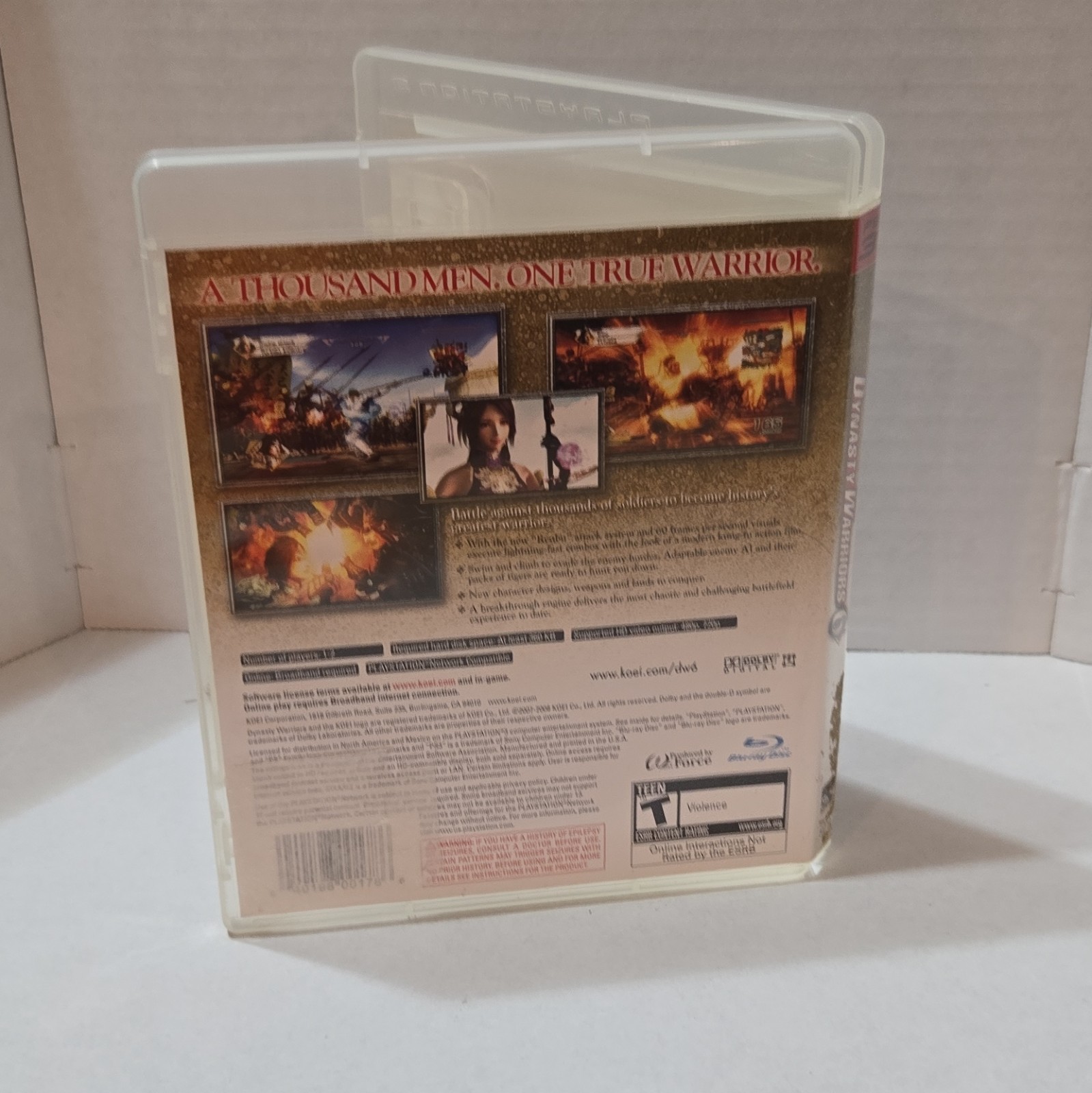 KOEI Corporation Dynasty Warriors 6 Sony PlayStation 3 2008