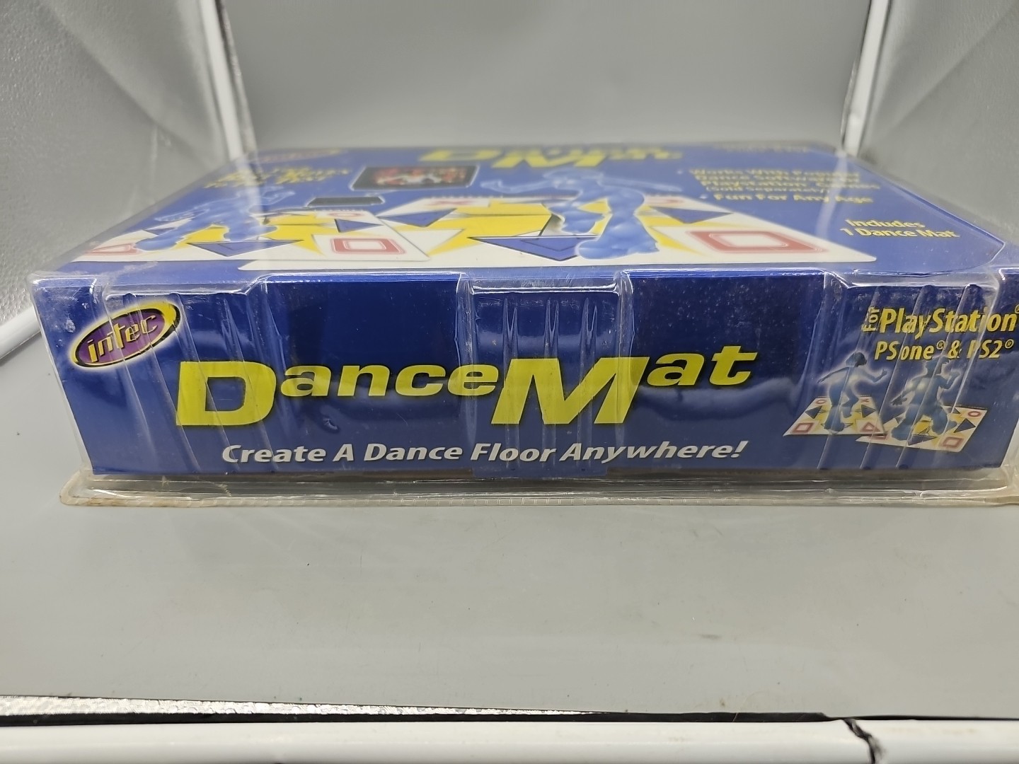 NEW Partial Open Intec Dance Mat for PS2 and PS1 Complete In Box