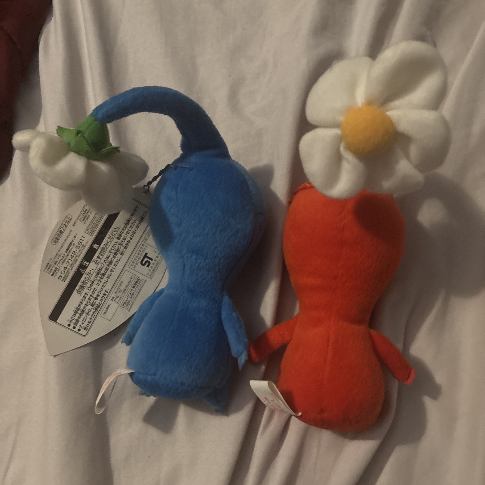 Pikmin Rare 2001 Nintendo Japan GameCube Banpresto Plush Figure Red Blue NWT