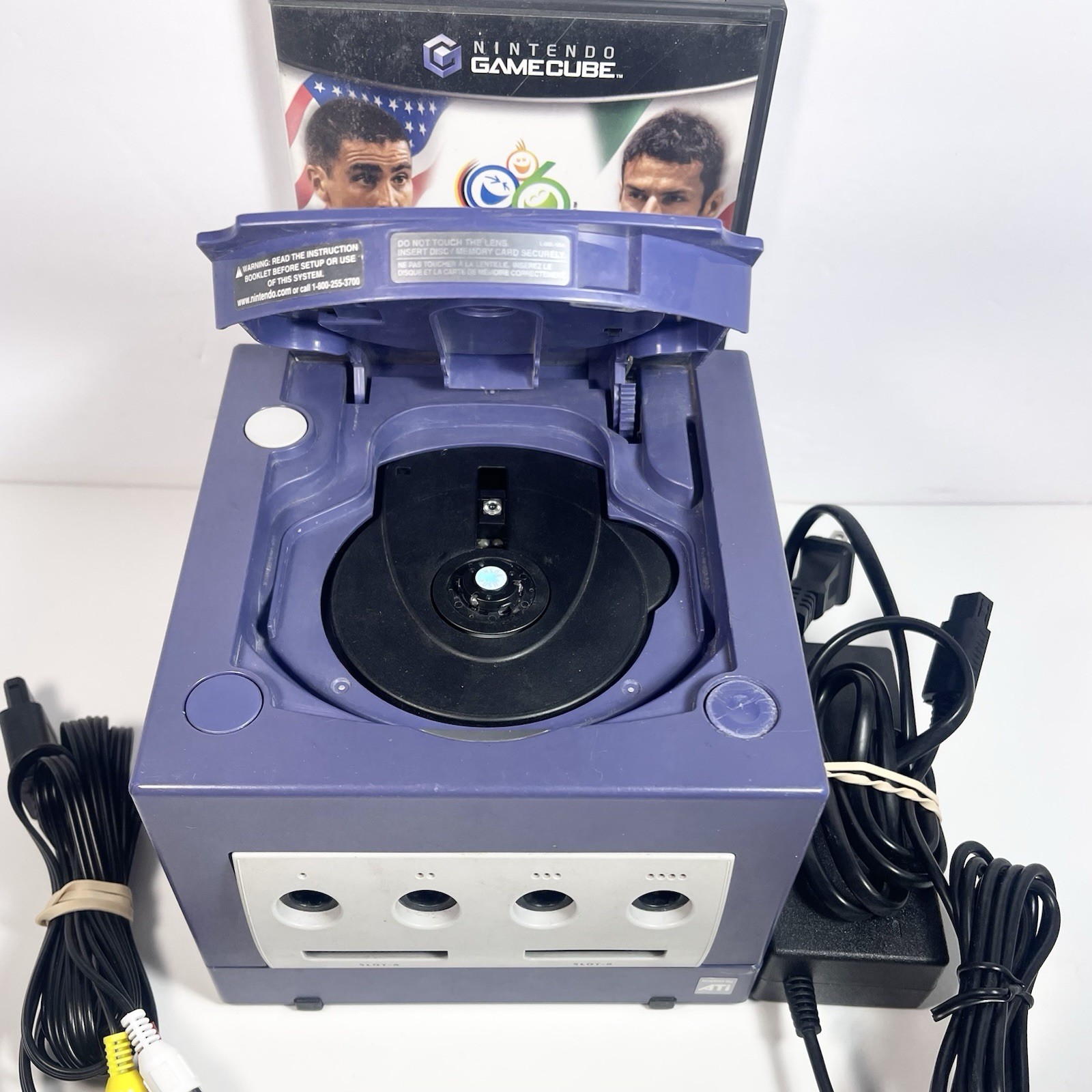 Nintendo GameCube DOL-001 Purple Indigo Console (Tested!) – READ