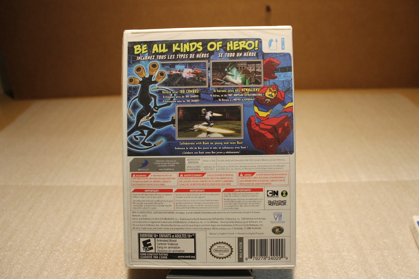 Ben 10 Omniverse Nintendo Wii Ships from Canada