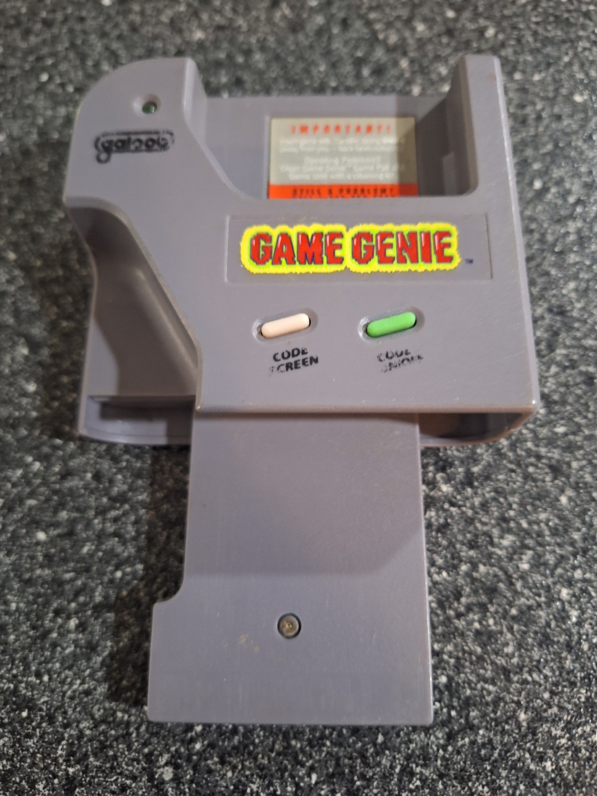 Nintendo GameBoy Game Genie Galoob Game Boy Original DMG-01 TESTED WORKING