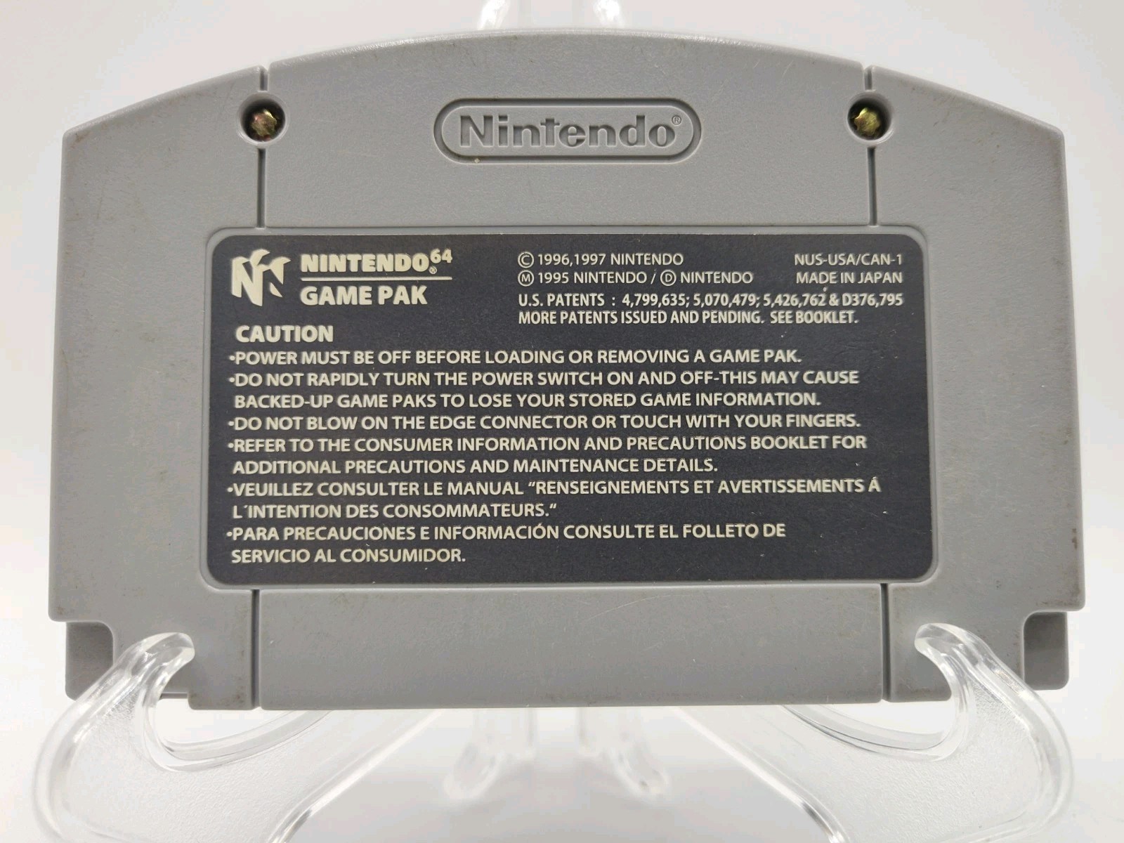 Pokemon Snap (N64, 2000) *VGC w/ Manual + Case Protector* Cleaned & Tested! READ