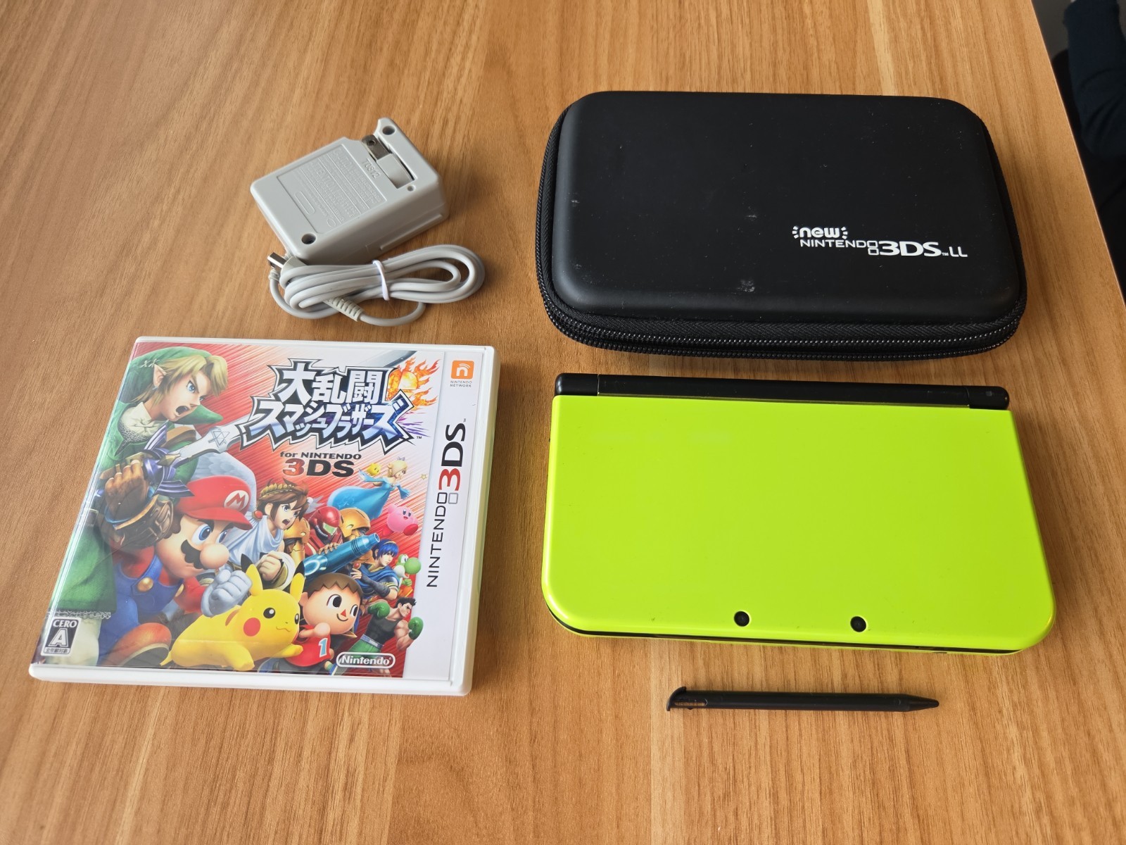 Nintendo NEW 3DS XL LL Lime Green Console Japan Region Locked US SELLER