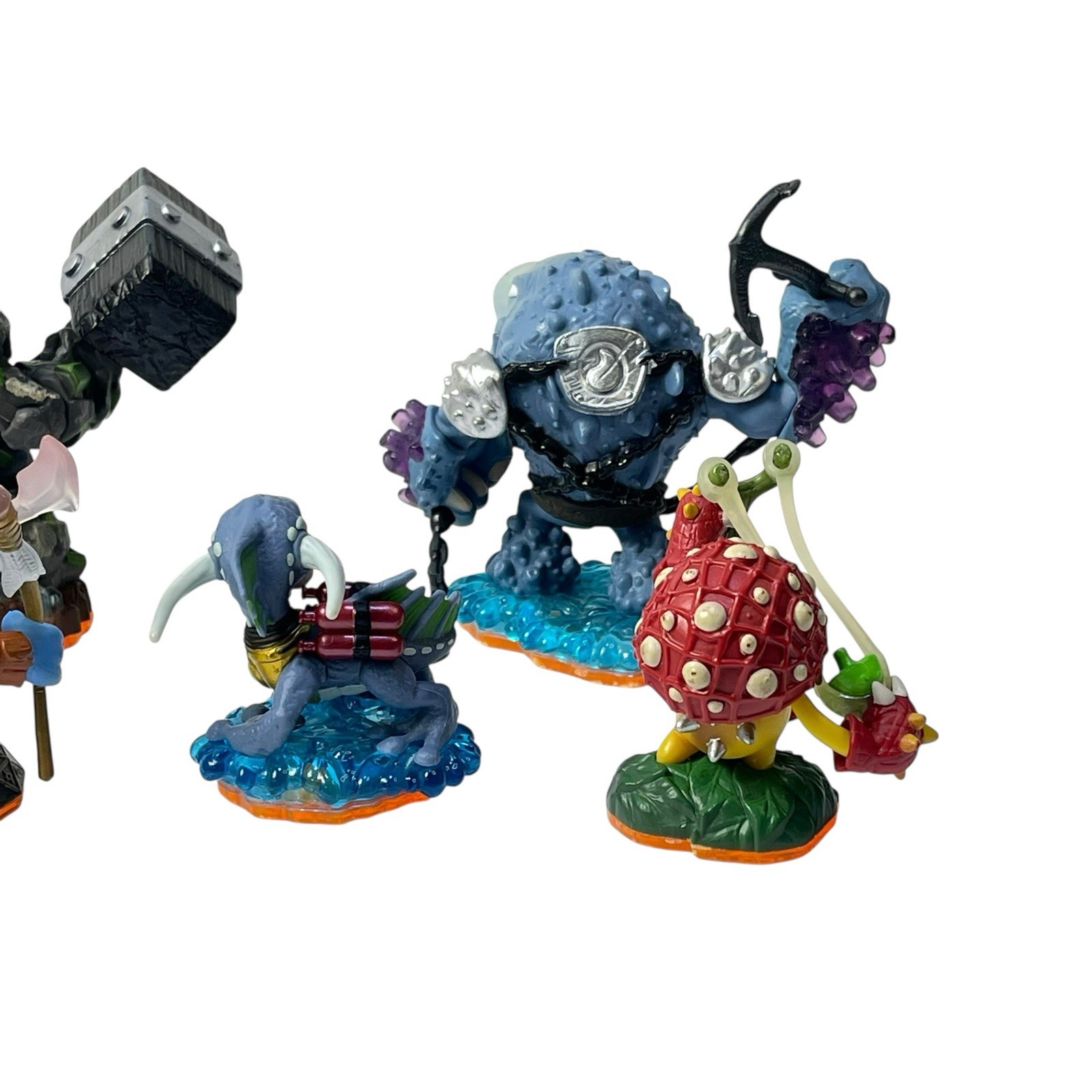 Lot of 8 Video Game Skylander Figures Spyro Thumpback Crusher Jet-Vac Tree Rex +