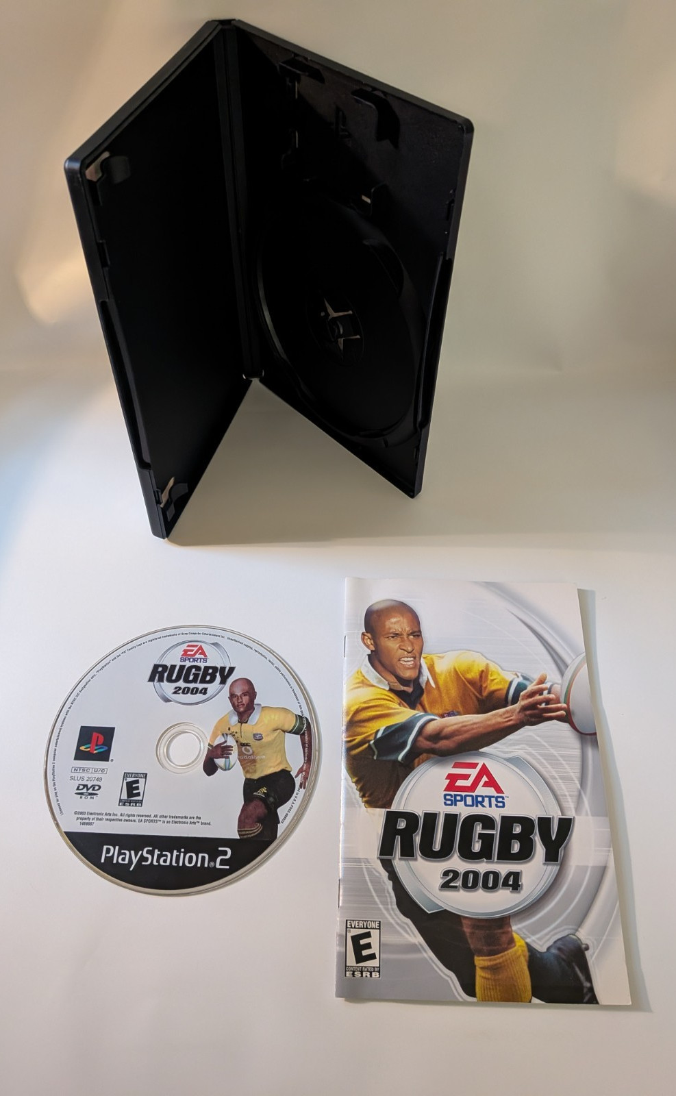 PS2 EA Sports Lot of 4 All CIB – Madden 04, NHL 05, Rugby 04, Knockout Kings 01