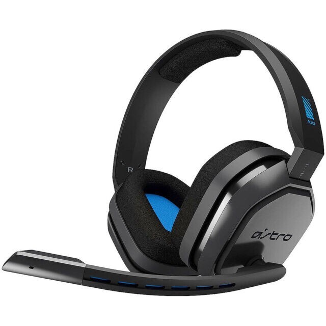 Astro A10 Wired Stereo Gaming Headset – Blue/black Ps4/Xbox