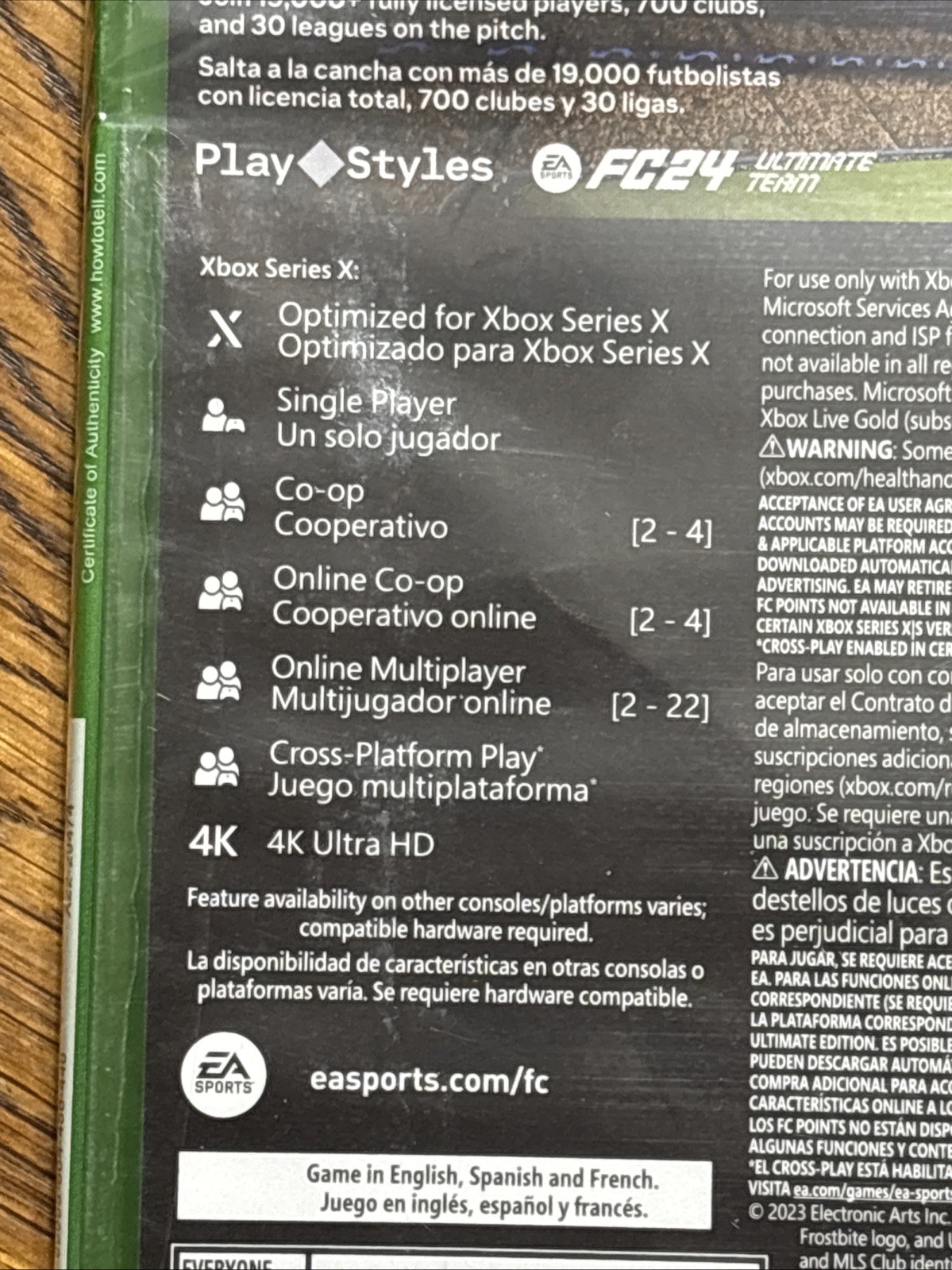 *NEW SEALED* FC 24 FIFA 24 – Microsoft Xbox Series X and Xbox One