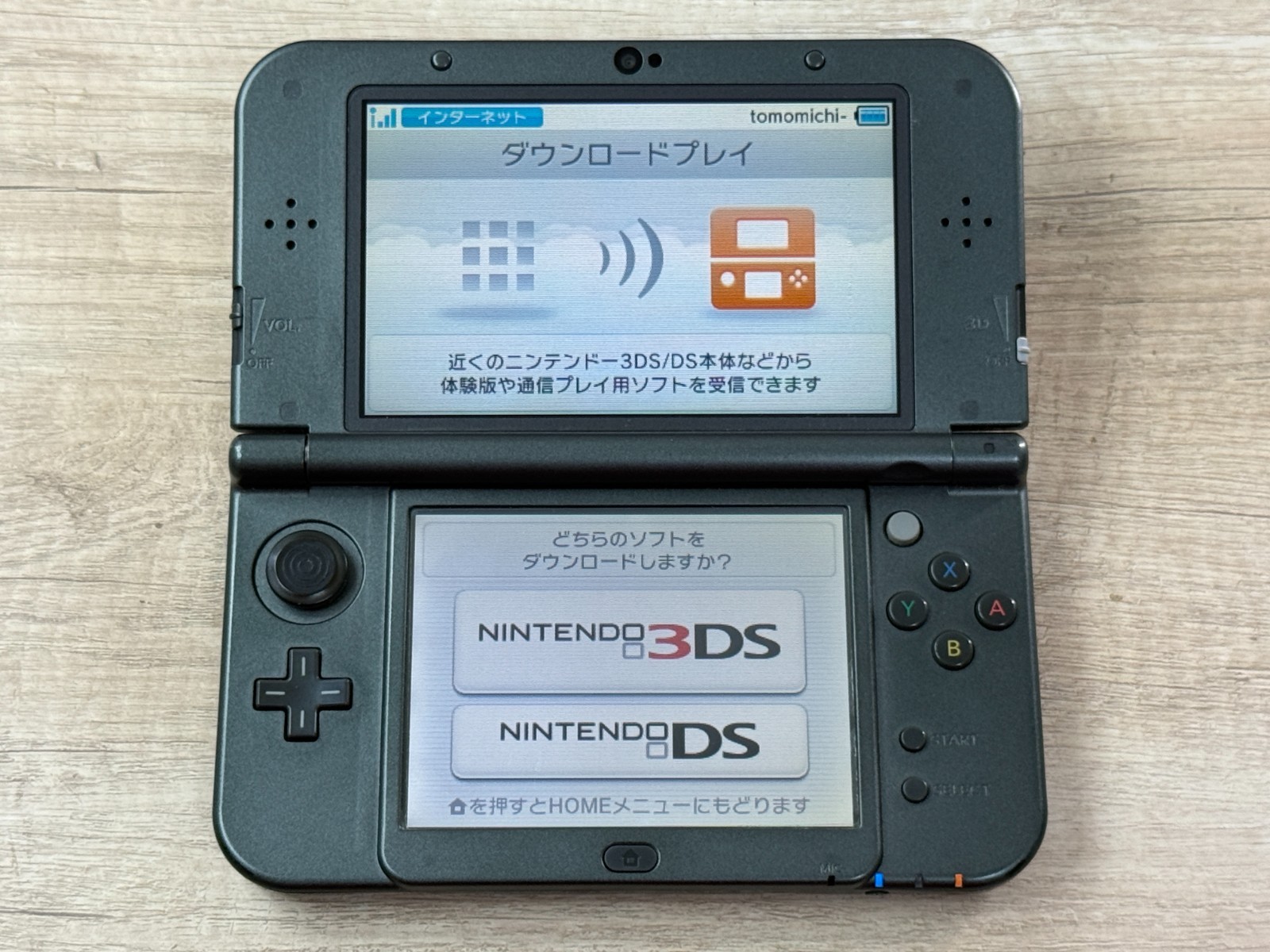IPS Nintendo New 3DS XL Metallic Black Console IPS Top Tested Japan D8748