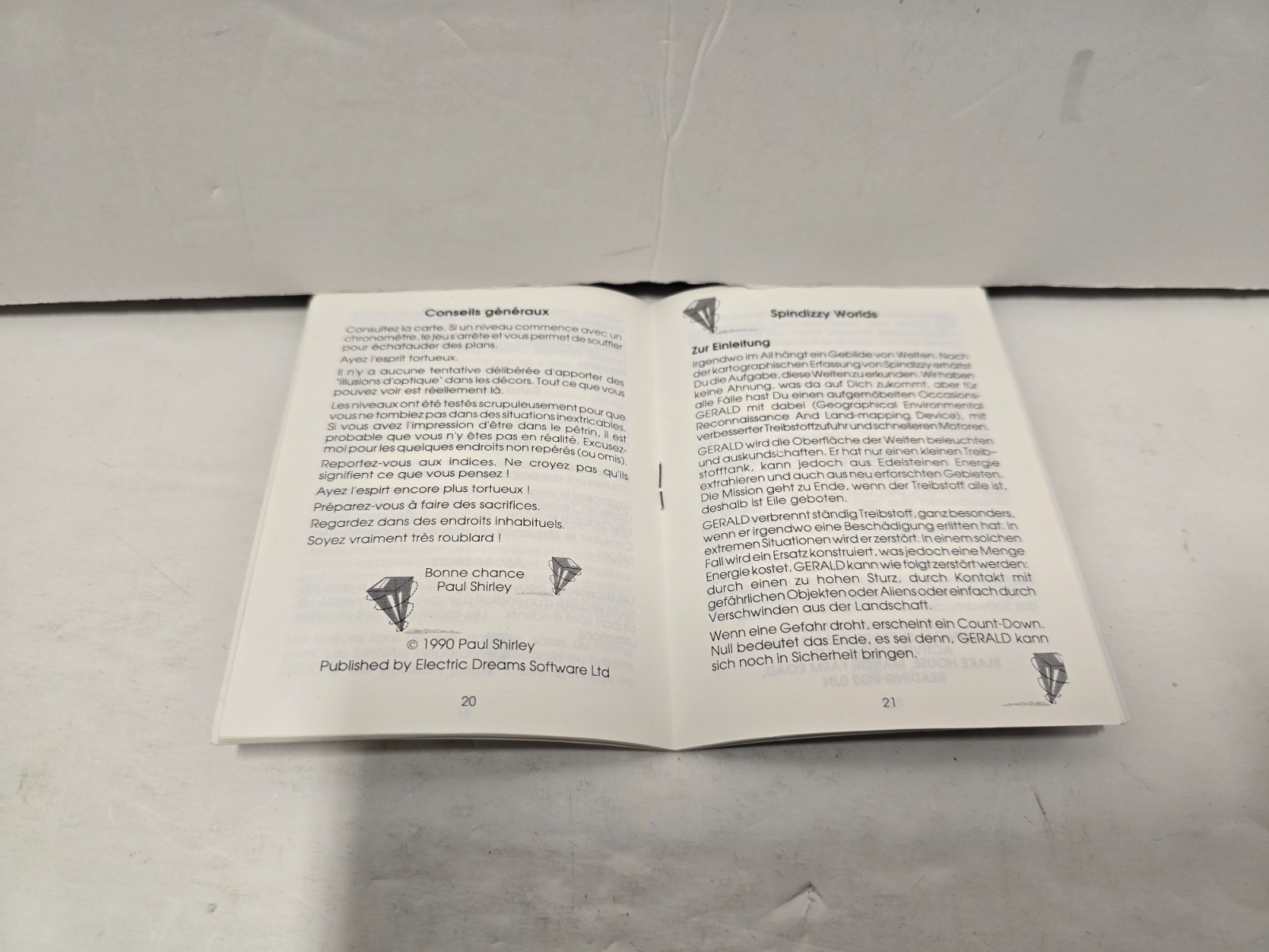 Spindizzy Worlds w/ Manual 3.5″ Commodore Amiga