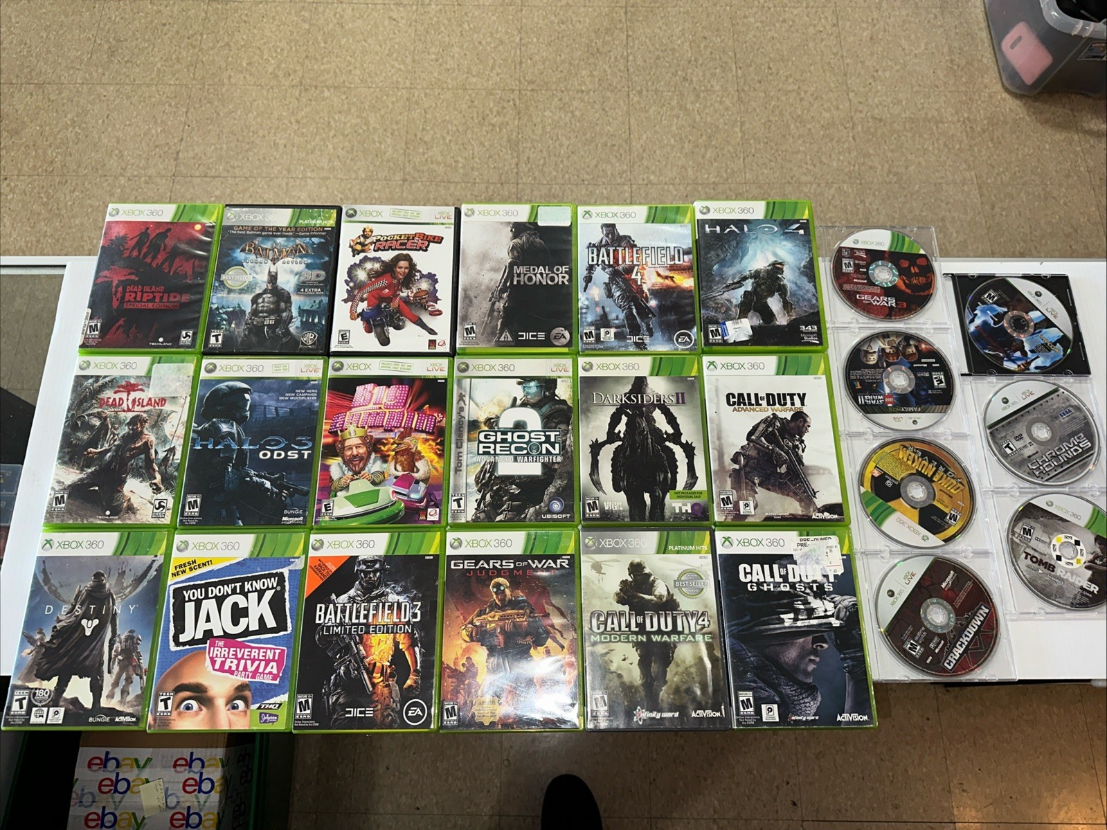 Lot of 25 Assorted Xbox 360 games Xb#6