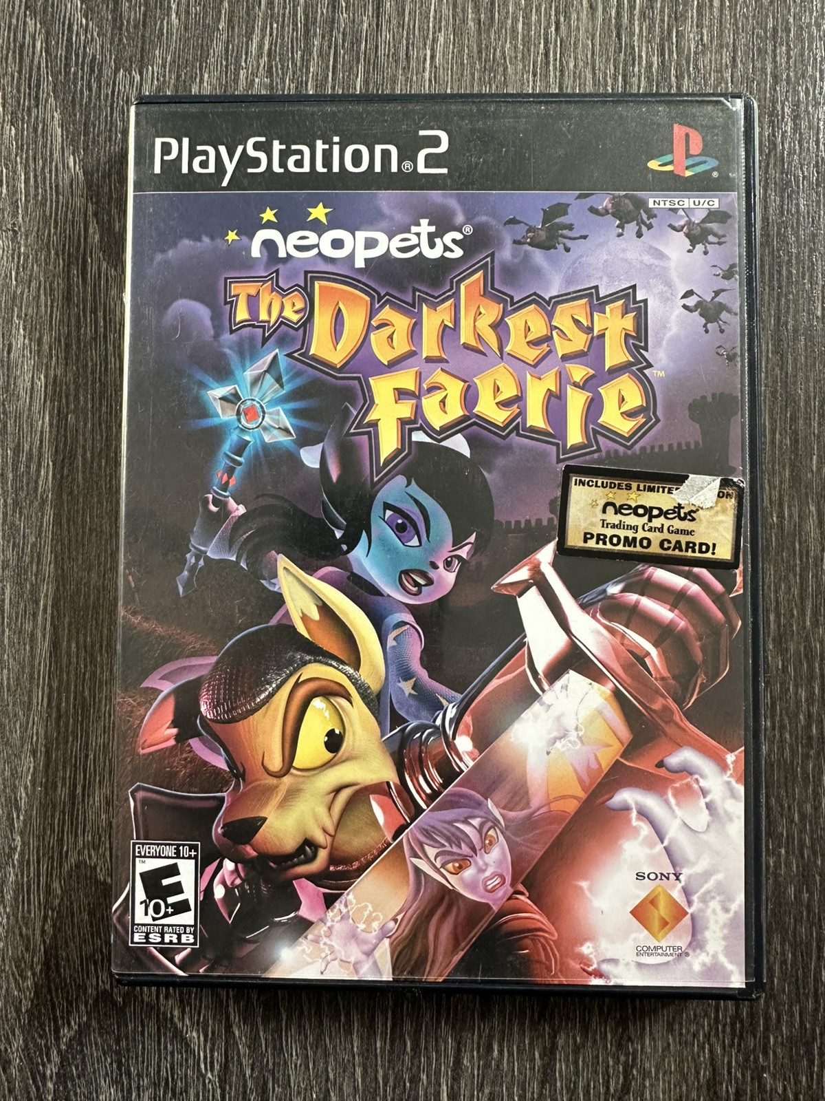 Neopets: The Darkest Faerie (Sony PlayStation 2, 2005) Case Only
