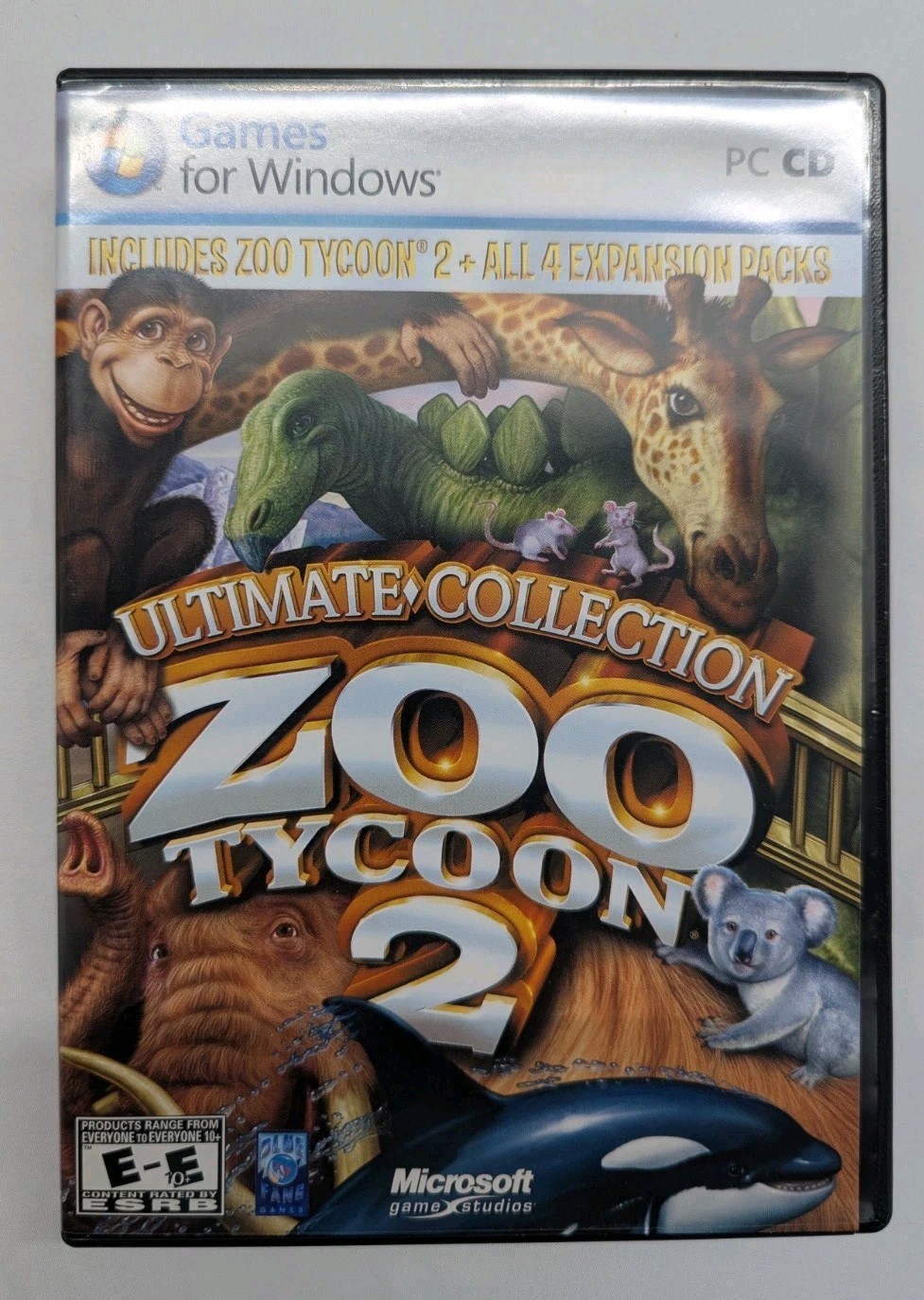 Zoo Tycoon 2 Ultimate Collection PC game (with sleave, case, 3 discs)