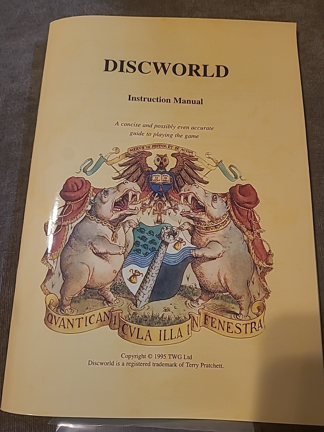 DISCWORLD 1 PC GAME TERRY PRATCHETT 1995 Figure included RARE (NEW, OPEN BOX)