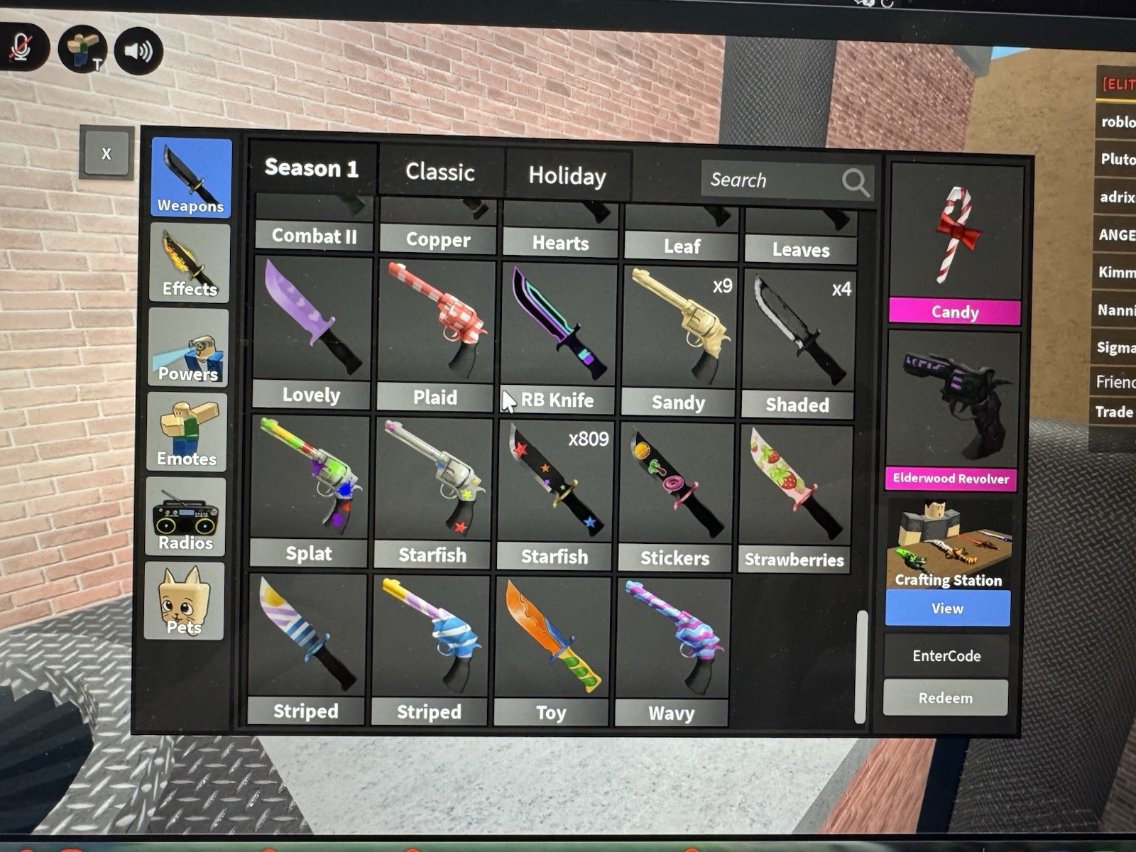Roblox MM2 Murder Mystery 2 Items, COLLECTIBLES and GODLIES